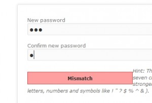 Password Miss-Match